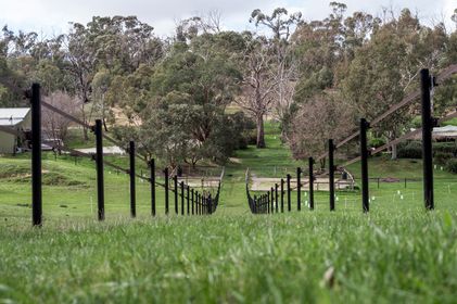 StockGuard electric horse fencing installed on a rural property
